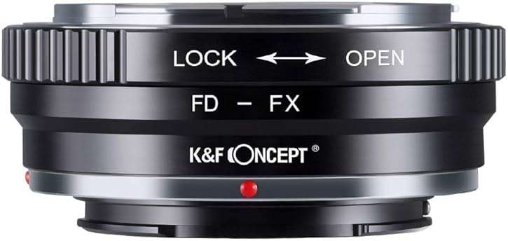 K&F Concept Lens Mount Adapter Canon FD Lens to Fujifilm FX Mount Mirrorless Camera Adapter - Image 5