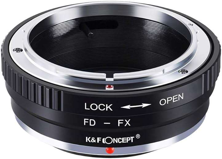 K&F Concept Lens Mount Adapter Canon FD Lens to Fujifilm FX Mount Mirrorless Camera Adapter - Image 6