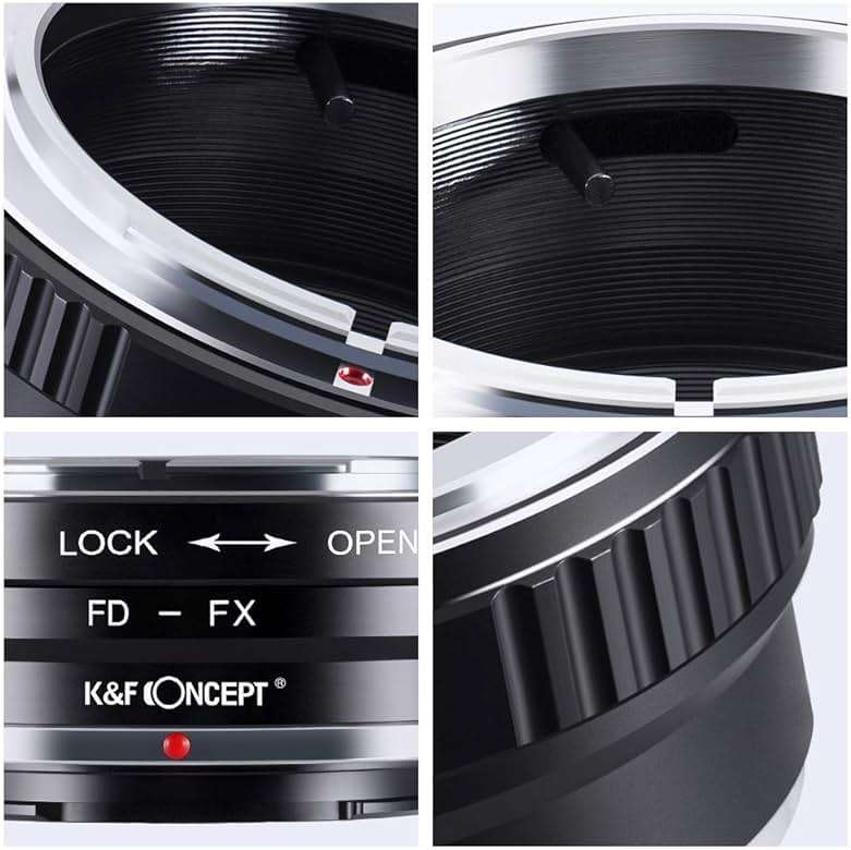 K&F Concept Lens Mount Adapter Canon FD Lens to Fujifilm FX Mount Mirrorless Camera Adapter - Image 8