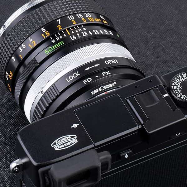 K&F Concept Lens Mount Adapter Canon FD Lens to Fujifilm FX Mount Mirrorless Camera Adapter - Image 9