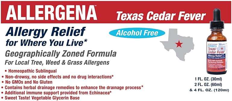 PROGENA Allergena Texas Cedar Fever (2 Fl Ounce, Adult) - Image 2