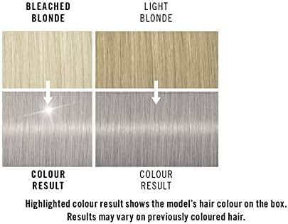 Schwarzkopf LIVE Ultra Bright or Pastel Grey Hair Dye, Pack of 3, Semi-Permanent Colour lasts up to 15 washes- 098 Silver Steel - Image 3