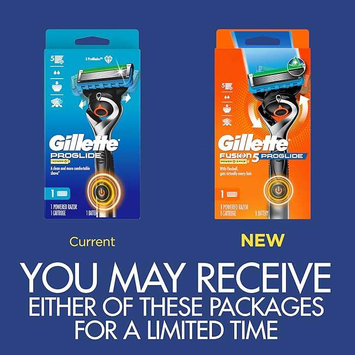 Gillette ProGlide Power Razor for Men, 1 Gillette Power Razor Handle + 1 Blade Refill - Image 2
