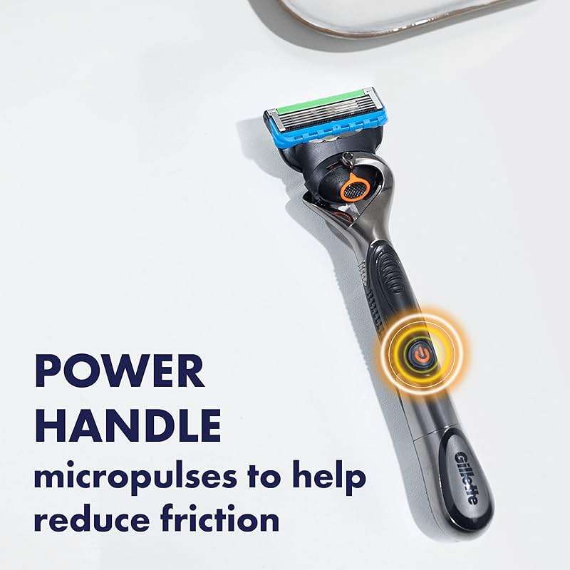 Gillette ProGlide Power Razor for Men, 1 Gillette Power Razor Handle + 1 Blade Refill - Image 5
