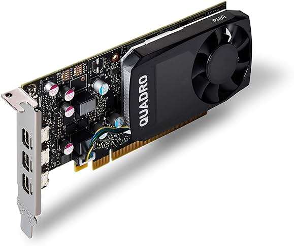 PNY NVIDIA Quadro P400 Professional Graphics Card - (VCQP400-PB), PC Compatible, 3X Mini DisplayPort 1.4 - Image 4