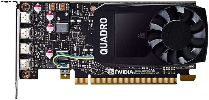 NVIDIA Quadro P1000 Professional 4GB, gddr5, Graphics Board (VCQP1000-PB) - Image 1
