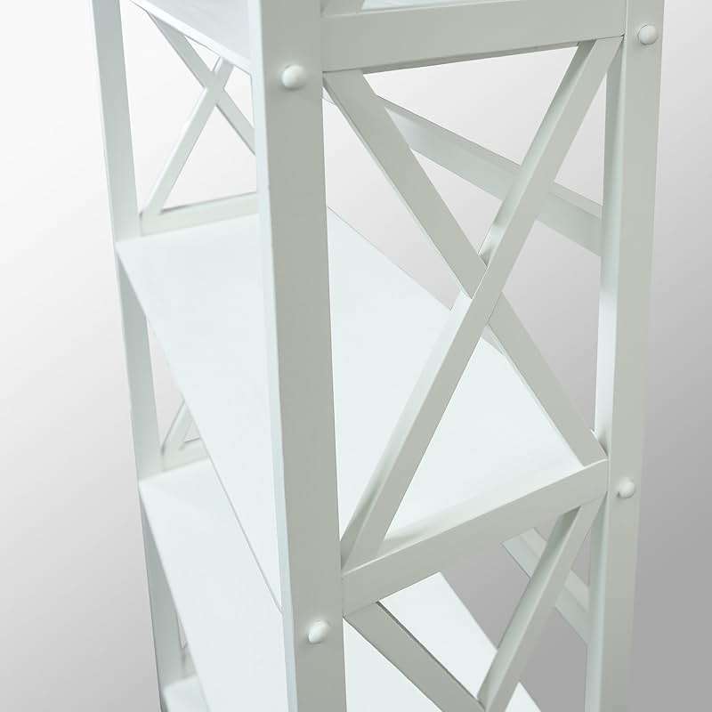 Casual Home Montego 3-Shelf Bookcase, White - Image 10