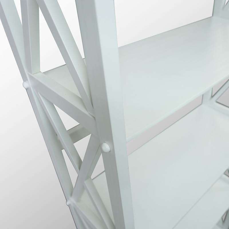 Casual Home Montego 3-Shelf Bookcase, White - Image 11