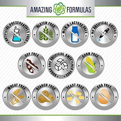Amazing Formulas Calcium Magnesium Zinc D3-300 Tablets Per Bottle Supplement (Calcium 1000mg - Magnesium 400mg - Zinc 25mg Plus Vitamin D3 600 IU - Per Serving of 3 Tablets) - Image 5