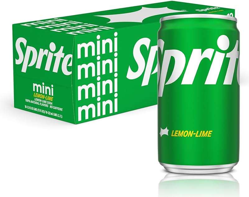 Sprite Lemon Lime Soda Soft Drinks, 7.5 fl oz, 10 Pack - Image 1