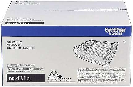 Brother Printer DR431CL Drum Unit-Retail Packaging , White - Image 4