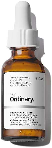 The Ordinary Alpha Arbutin 2% + Hyaluronic Acid, Brightens Skin and Targets Dark Spots, 1 Fl Oz - Image 1