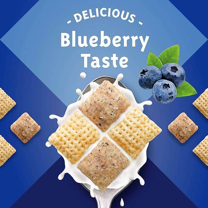 Blueberry Chex Cereal, Gluten Free Breakfast Cereal, Made with Whole Grain, 12 oz - Image 3