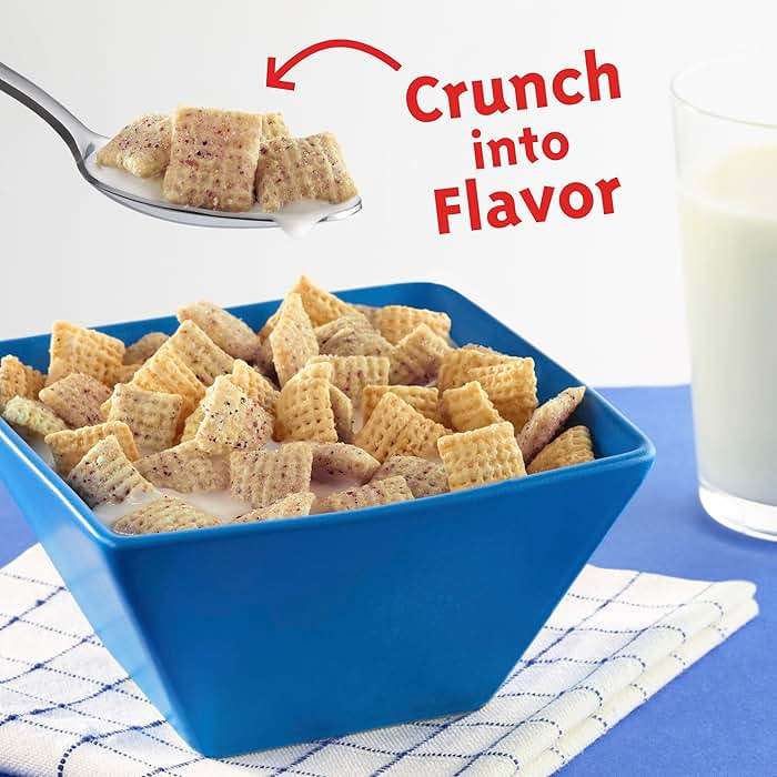 Blueberry Chex Cereal, Gluten Free Breakfast Cereal, Made with Whole Grain, 12 oz - Image 5