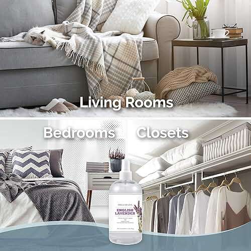 SMELLS BEGONE Air Freshener Home & Linen Spray - 16 oz, Pack of 2 - Odor Eliminator - Made with Essential Oils (Lavender) - Image 3