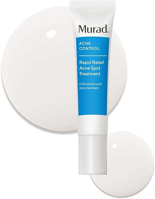 Murad Rapid Relief Acne Spot Treatment - Fast-Acting Blemish Spot Treatment with 2% Salicylic Acid, Pine & Thyme Complex, Horse Chestnut and Oat - Clear Gel Treats Acne & Soothes Skin Fast - Image 1