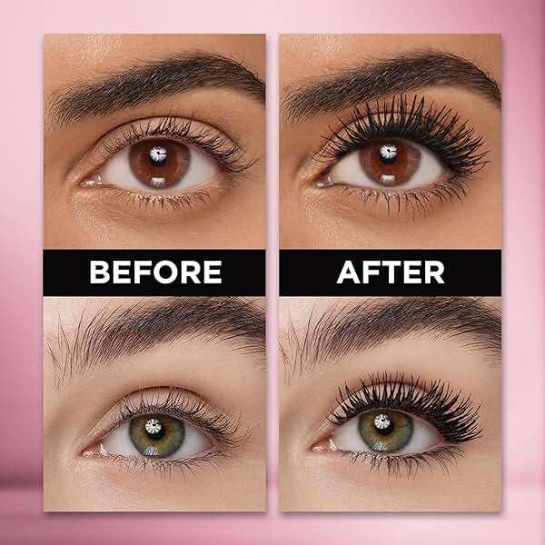 L'Oreal Paris Voluminous Makeup Lash Paradise Mascara, Voluptuous Volume, Intense Length, Feathery Soft Full Lashes, No Flaking, No Smudging, No Clumping, Black Brown, 0.25 Fl Oz (Pack of 1) - Image 3