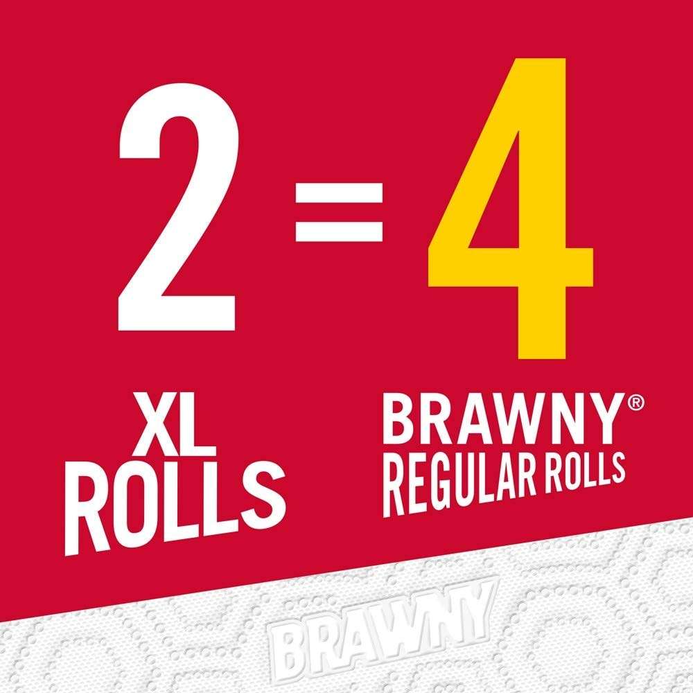 Brawny Paper Towels, 2 XL Rolls, Pick-a-Size, 2 = 4 Regular Rolls - Image 9