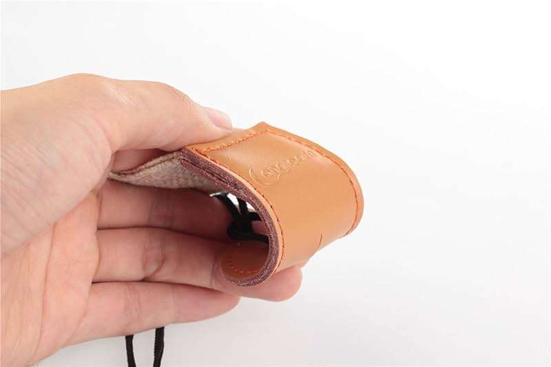 HOT SEAL Linen Style Adjustable Genuine Uke Leather Metal Hook Ukulele Strap Strong Back Straps - Image 2