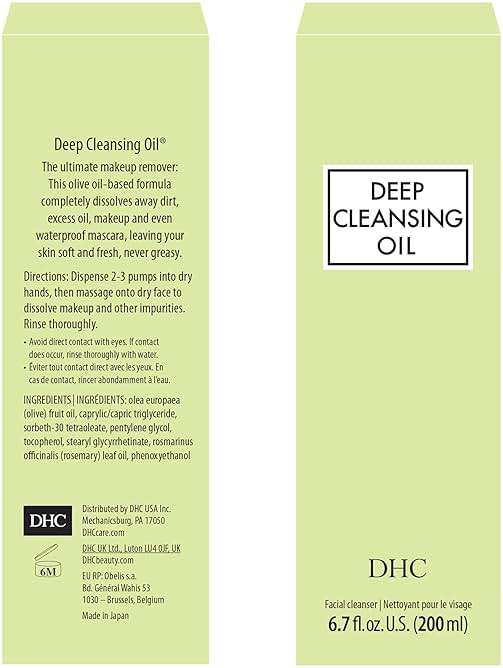 DHC Deep Cleansing Oil and Travel Size, Facial Cleansing Oil, Makeup Remover, Cleanses without Clogging Pores, Residue-Free, Fragrance and Colorant Free, For All Skin Types, 6.7 oz and 1 oz - Image 7