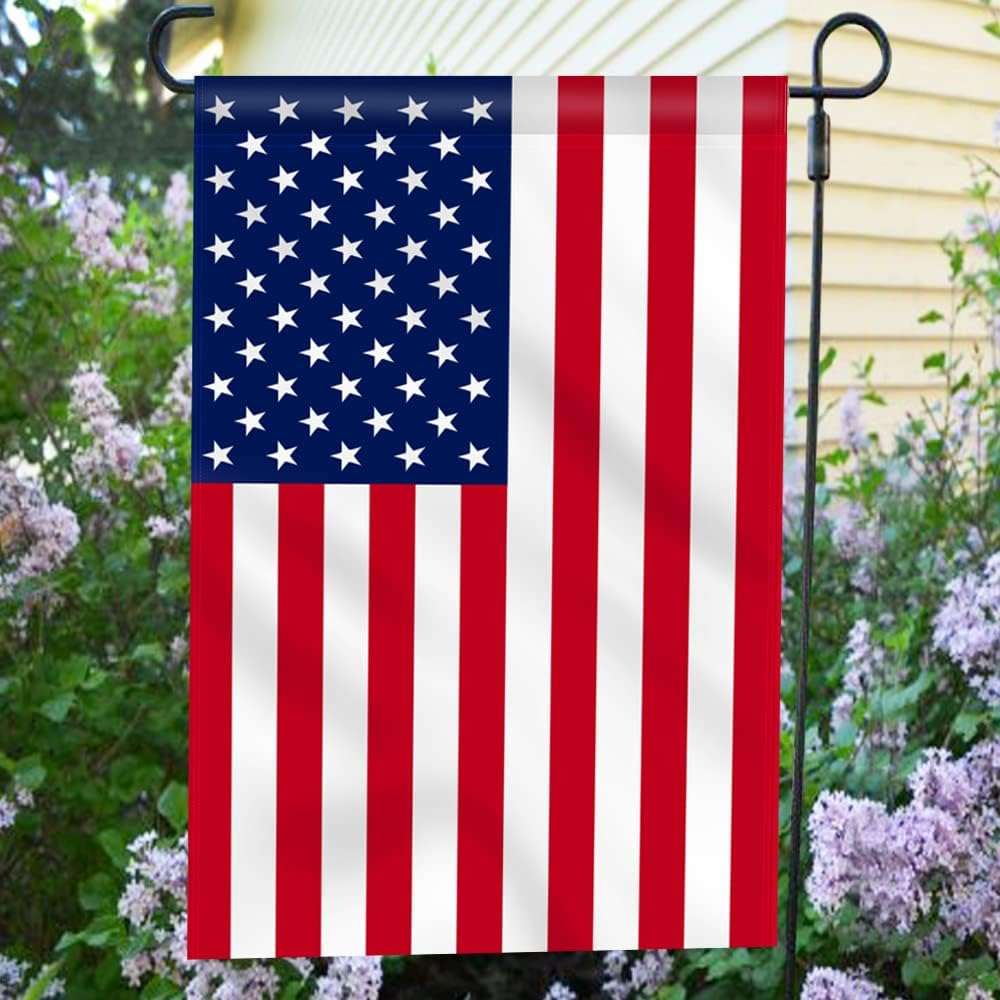 Anley Double Sided Premium Garden Flag, US National Garden Flag - American United States July 4th Independence Day Patriotic Decorative Yard Flags - Weather Resistant & Double Stitched - 18 x 12.5 Inch - Image 2