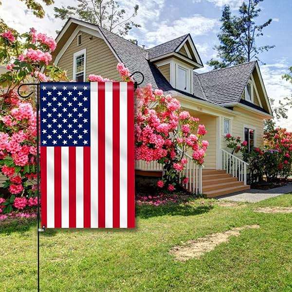 Anley Double Sided Premium Garden Flag, US National Garden Flag - American United States July 4th Independence Day Patriotic Decorative Yard Flags - Weather Resistant & Double Stitched - 18 x 12.5 Inch - Image 4