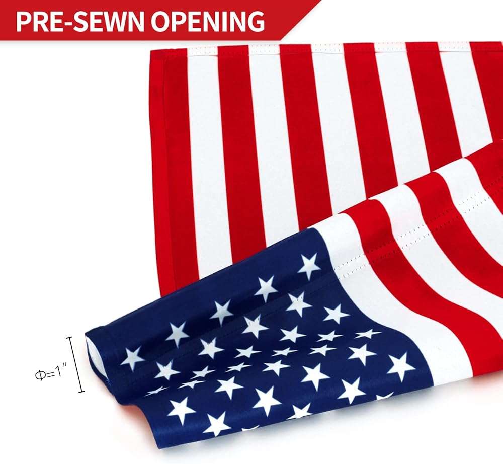 Anley Double Sided Premium Garden Flag, US National Garden Flag - American United States July 4th Independence Day Patriotic Decorative Yard Flags - Weather Resistant & Double Stitched - 18 x 12.5 Inch - Image 6