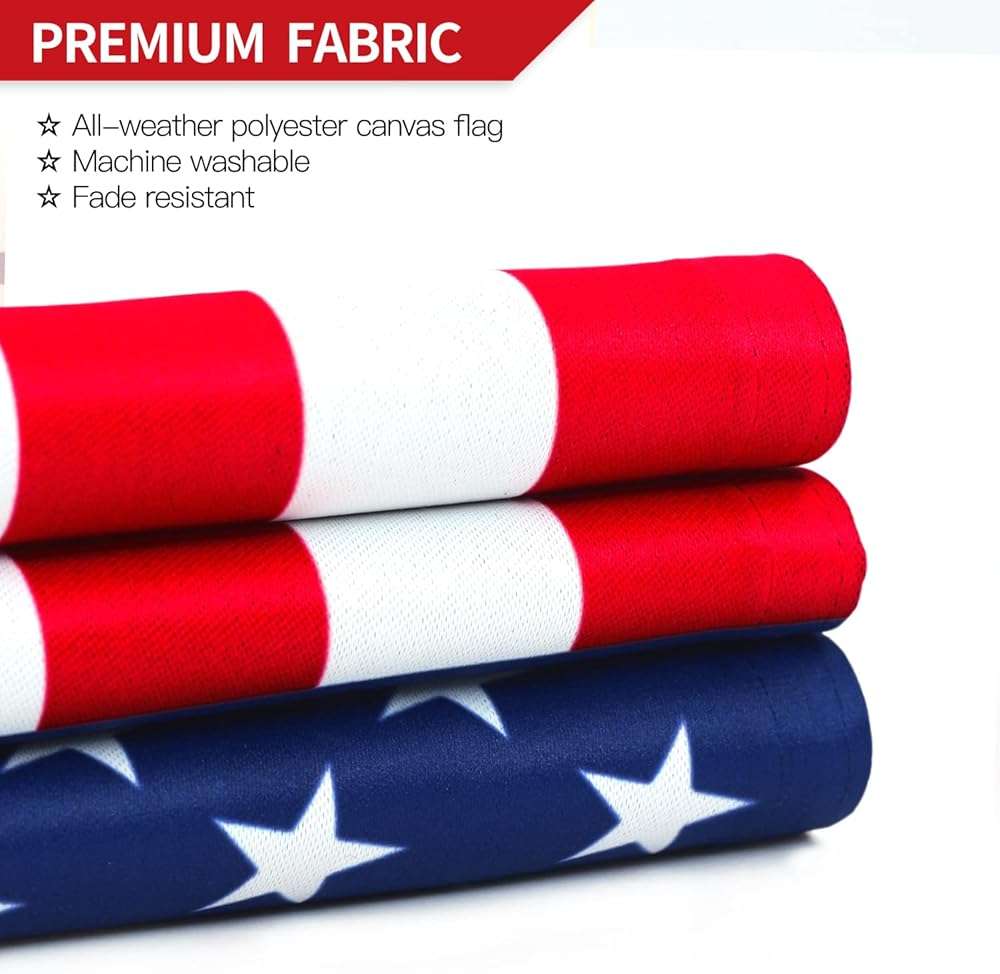 Anley Double Sided Premium Garden Flag, US National Garden Flag - American United States July 4th Independence Day Patriotic Decorative Yard Flags - Weather Resistant & Double Stitched - 18 x 12.5 Inch - Image 7