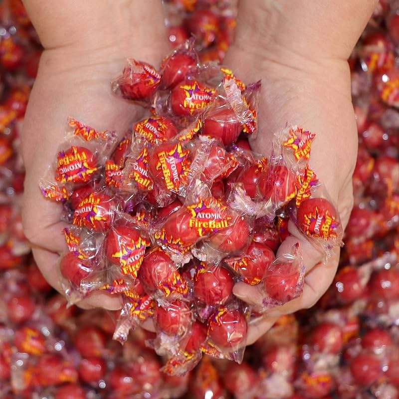 Bulk Atomic Fireballs 3 Pound Box Hard Candies for Pinata Filler Party Candy Bar - Image 4