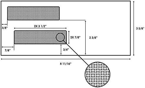 500 No. 8 Flip and Seal Double Window Security Check Envelopes - Designed for Quickbooks Printed Checks - Number 8 Size 3 5/8 Inch x 8 11/16 Inch - Image 2