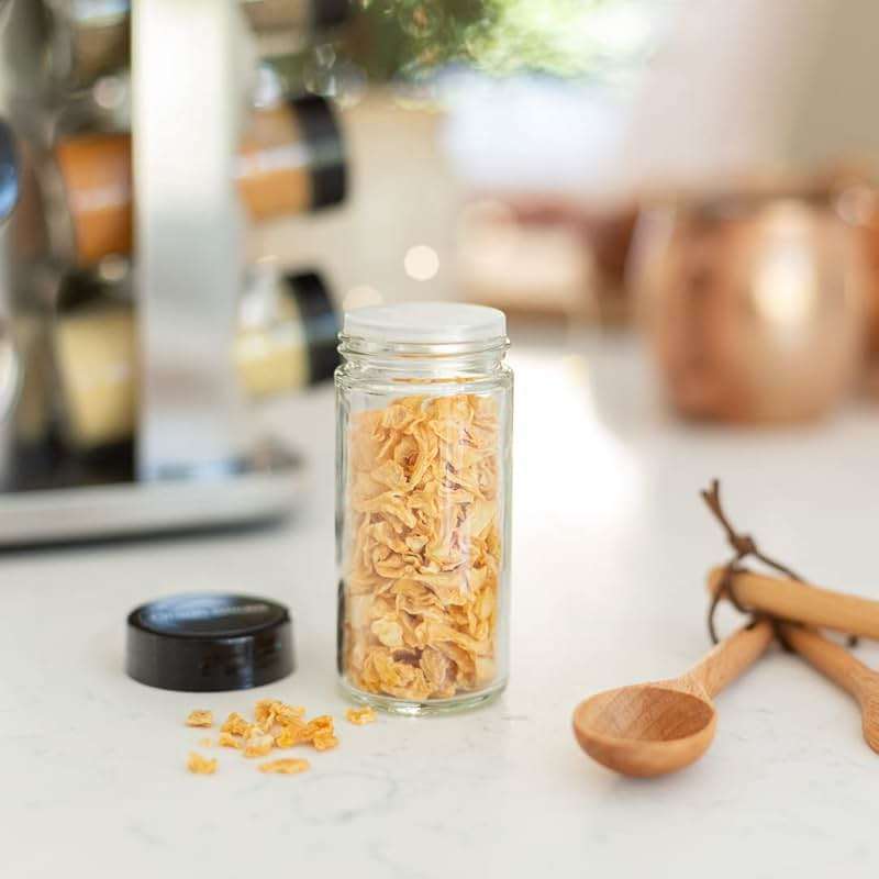 Orii 20 Jar Rotating Spice Rack with Spices Included & 5-Year Free Spice Refill Program – Stainless Steel Countertop Spice Rack with 3 oz Glass Jars - Image 5