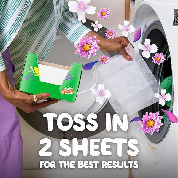 Gain Moonlight Breeze Anti Static Dryer Sheet, For Laundry Wrinkle Care, 240 Count - Image 5