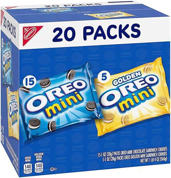 Oreo Mini Mix Sandwich Cookies Variety Pack, 20 Snack Packs - Image 13