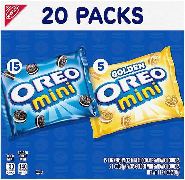 Oreo Mini Mix Sandwich Cookies Variety Pack, 20 Snack Packs - Image 15