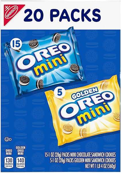 Oreo Mini Mix Sandwich Cookies Variety Pack, 20 Snack Packs - Image 16