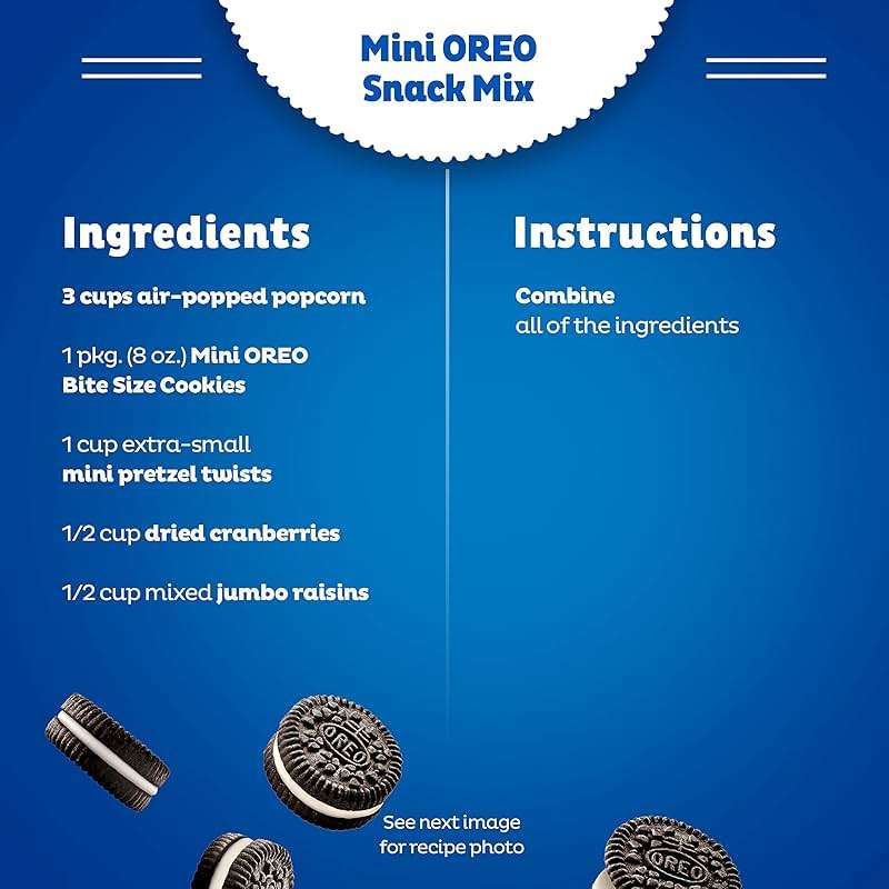 Oreo Mini Mix Sandwich Cookies Variety Pack, 20 Snack Packs - Image 10