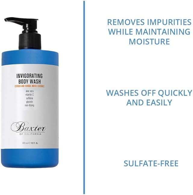 Baxter of California Invigorating Body Wash for Men | for All Skin Types - Image 3
