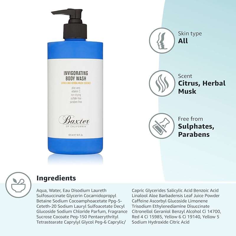 Baxter of California Invigorating Body Wash for Men | for All Skin Types - Image 6