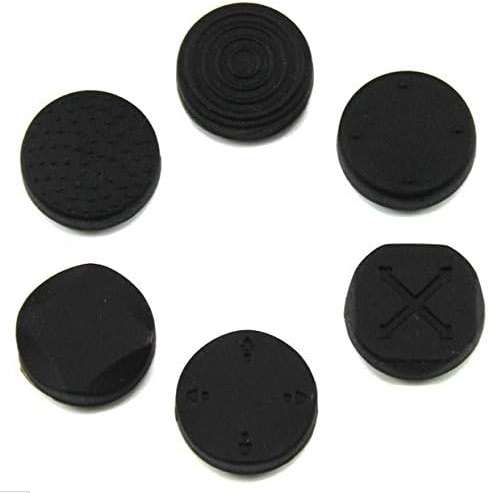 1 Set Analog Silicone Thumb Stick Grip Joystick Caps Cover for PSV 1000 2000 Black - Image 2