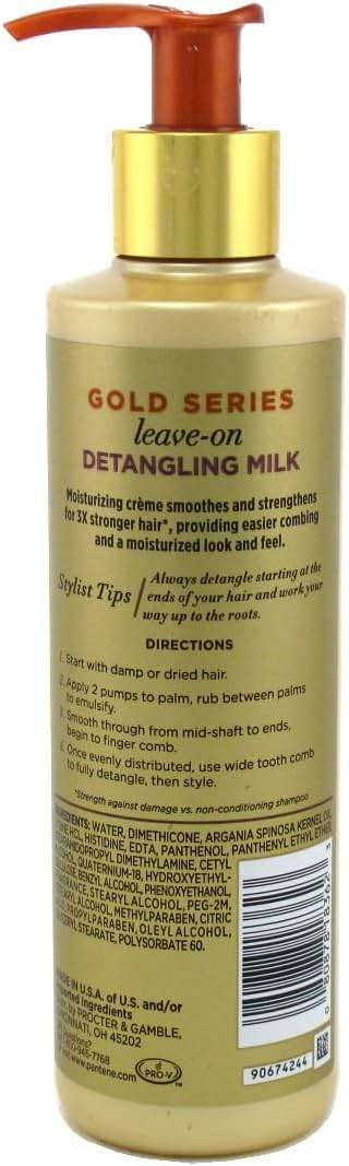 Pantene Gold Series Leave-In Detangling Milk 7.6 Ounce (Pack of 6) - Image 5