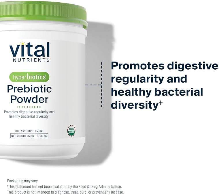 Hyperbiotics Vital Nutrients Organic Prebiotic Fiber Powder | Supports Gut Health and Digestive Regularity | Soluble Fiber Supplement for Women and Men | Vegan Organic Fiber Powder | 54 Servings - Image 4