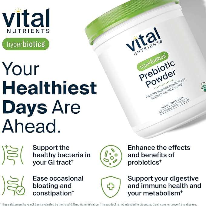 Hyperbiotics Vital Nutrients Organic Prebiotic Fiber Powder | Supports Gut Health and Digestive Regularity | Soluble Fiber Supplement for Women and Men | Vegan Organic Fiber Powder | 54 Servings - Image 7
