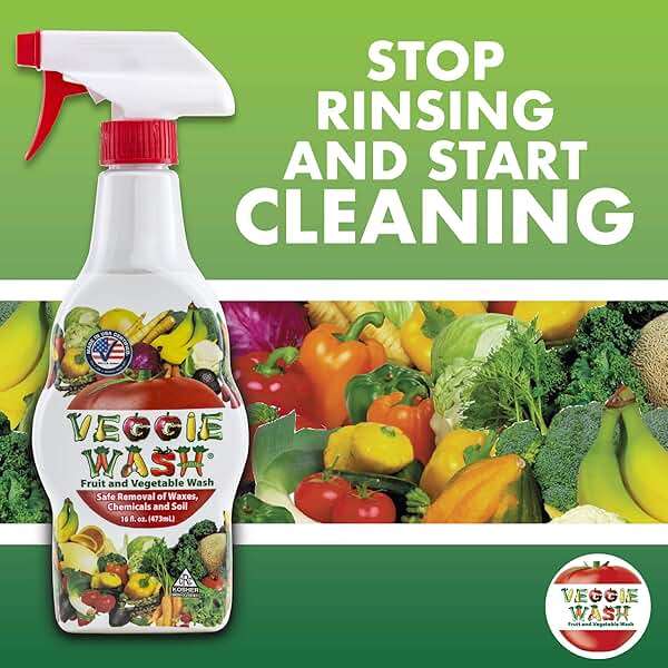 Veggie Wash Fruit & Vegetable Wash, 32-Fluid Ounce, Pack of 2 - Image 3