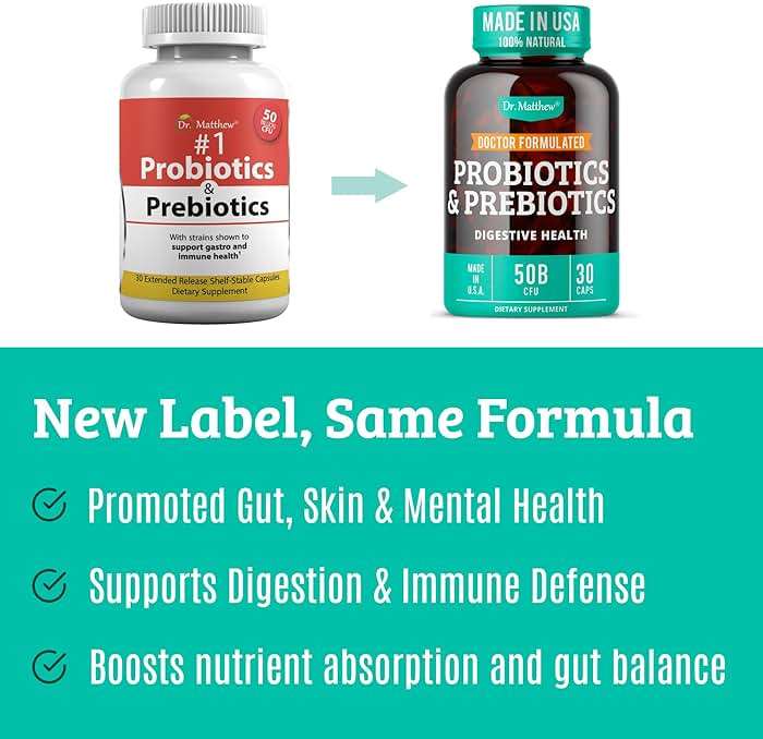 Prebiotics and Probiotics: Lactobacillus Gasseri, Lactobacillus Rhamnosus, Plantarum, Casei, Bifidobacterium longum, lactis, infantis. Probiotic Prebiotic, Pre and Probiotics for Digestive Health. - Image 7