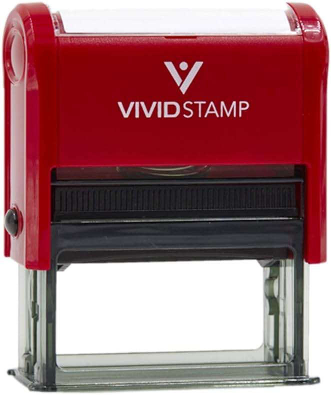 DO NOT SCAN Self Inking Rubber Stamp (Red Ink) - Large - Image 1
