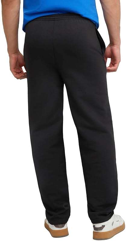 Hanes Men's EcoSmart Sweatpants, Athletic Lounge Pants with Pockets, Open Hem Bottom, Fleece Pants - Image 2