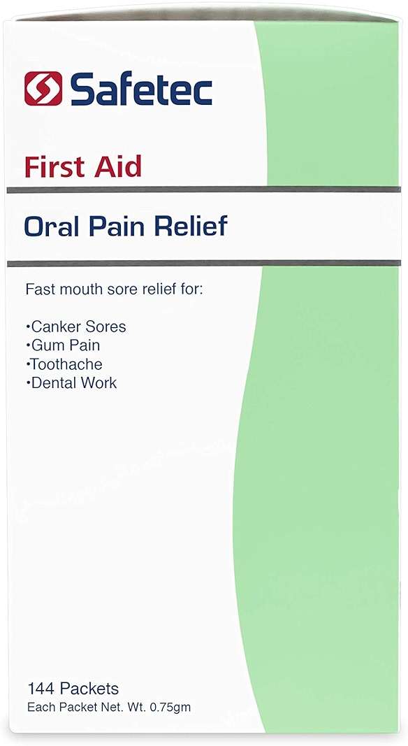 Safetec Oral Pain Relief Gel.75 g. Pouch 144 ct. Box (12 Boxes/case) - Image 5