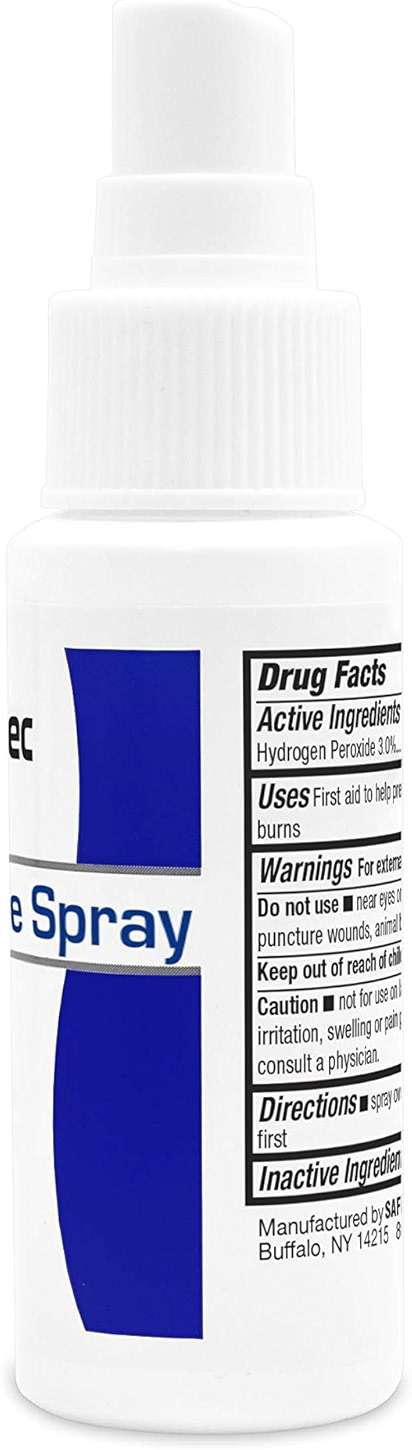 Safetec Hydrogen Peroxide Spray, 2 oz. Spray Bottle (24 Bottles/case) - Image 4