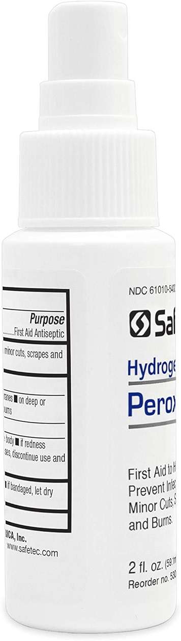 Safetec Hydrogen Peroxide Spray, 2 oz. Spray Bottle (24 Bottles/case) - Image 5