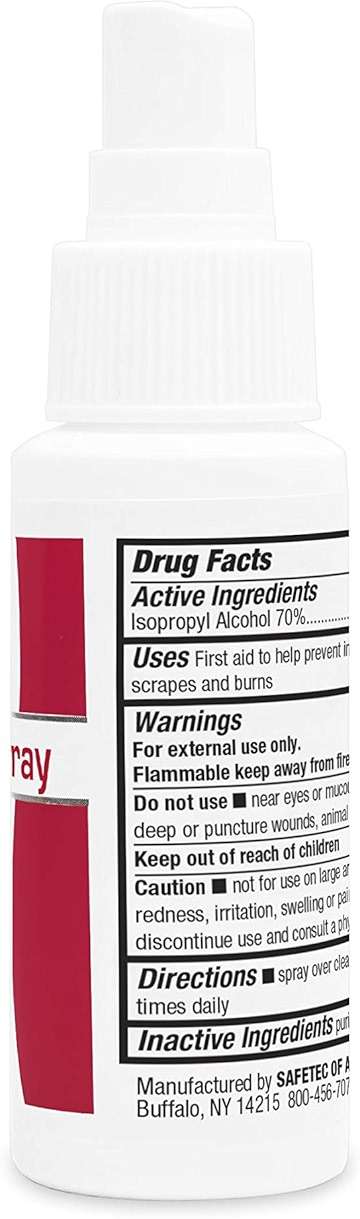 Safetec Isopropyl Alcohol Spray, 2 oz. Spray Bottle (24 Bottles/case) - Image 4